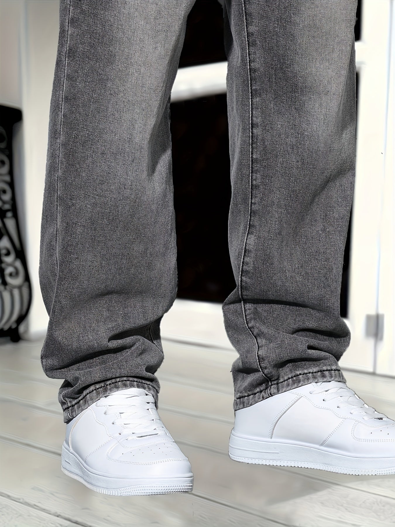 Évoque | Klassieke denim jeans met rechte pasvorm voor heren