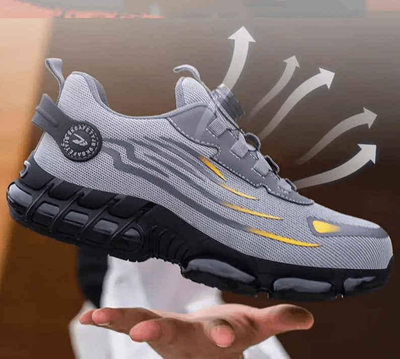 Aurevo Orthopedische Heren Veiligheidsschoenen met Kevlar Zool en Antislipprofiel