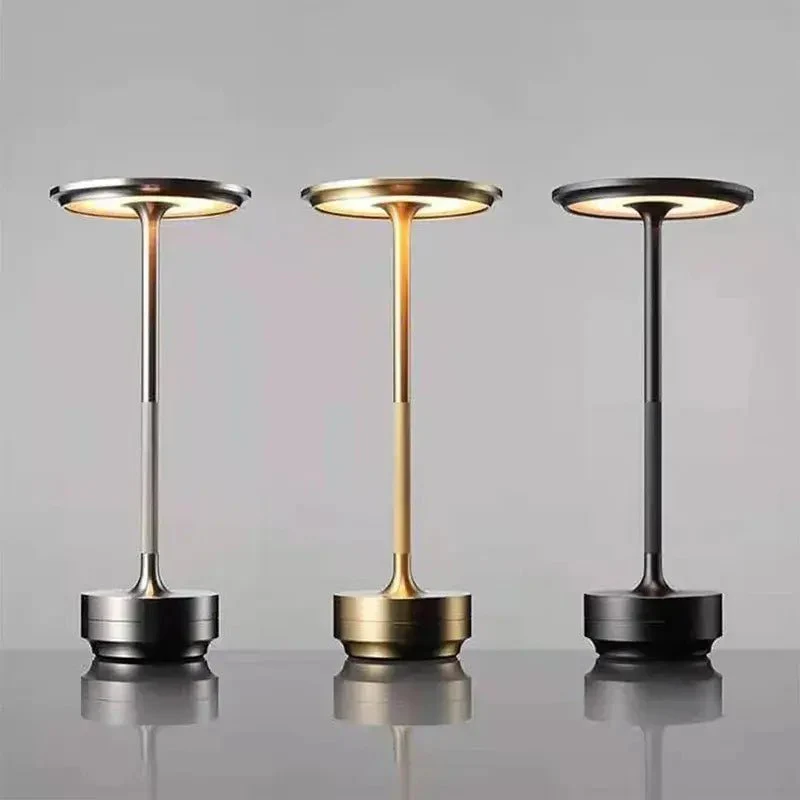 Évoque Dimbare Draadloze Tafellamp – Aluminium, Oplaadbaar & Waterdicht