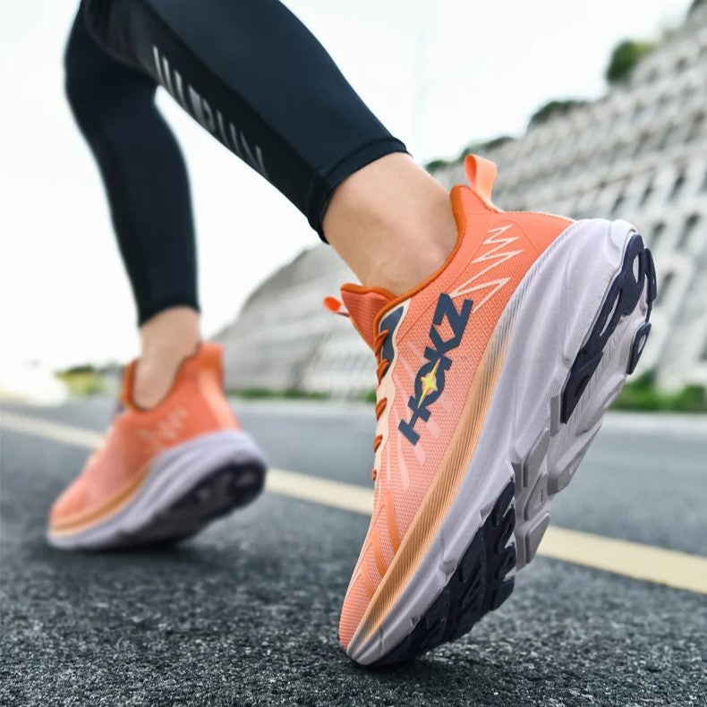 Élanor Dames en Heren Sneakers – Ademend Mesh Hardloopschoenen met Rubberen Zool