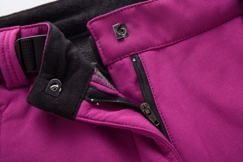 Veloria Duurzame Waterdichte Wandelbroek Dames met Fleece Voering