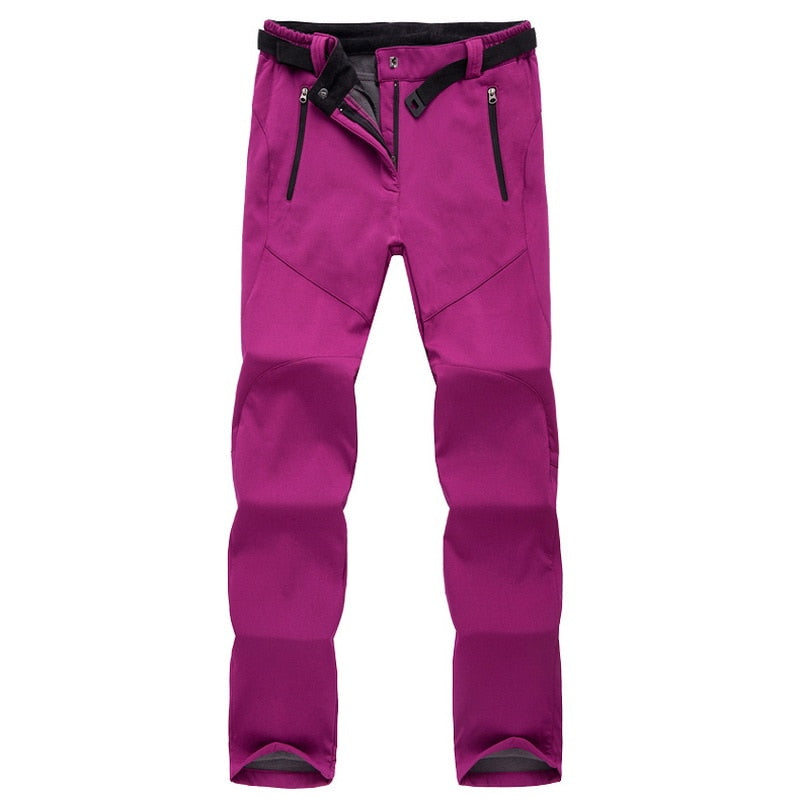Veloria Duurzame Waterdichte Wandelbroek Dames met Fleece Voering