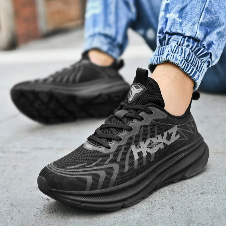 Élanor Dames en Heren Sneakers – Ademend Mesh Hardloopschoenen met Rubberen Zool