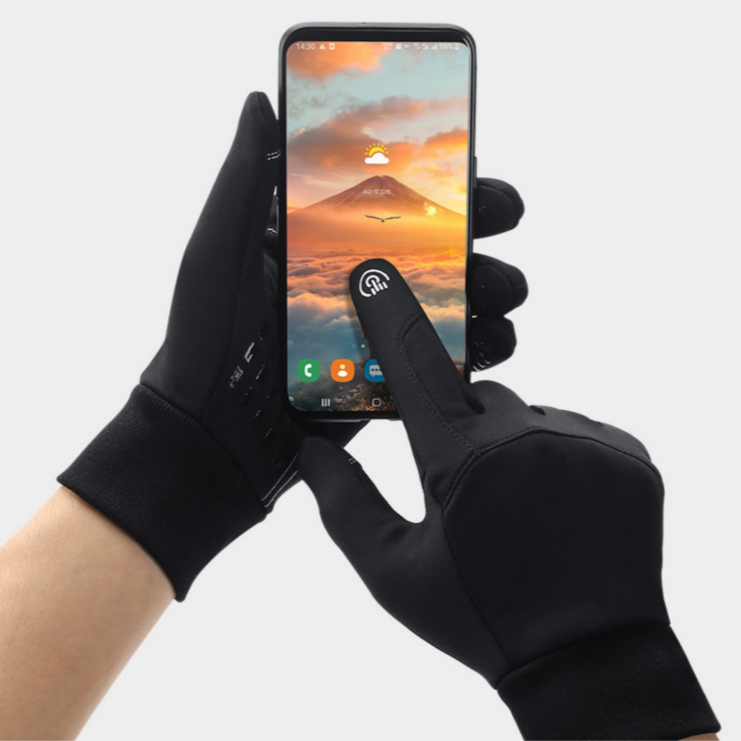 Élanor Touchscreen Handschoenen Heren & Dames – Waterafstotend, Winddicht & Warm Fleece