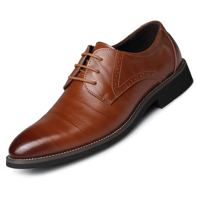 Élanor Heren Oxford Schoenen van Vegan Leer met Klassieke Vetersluiting