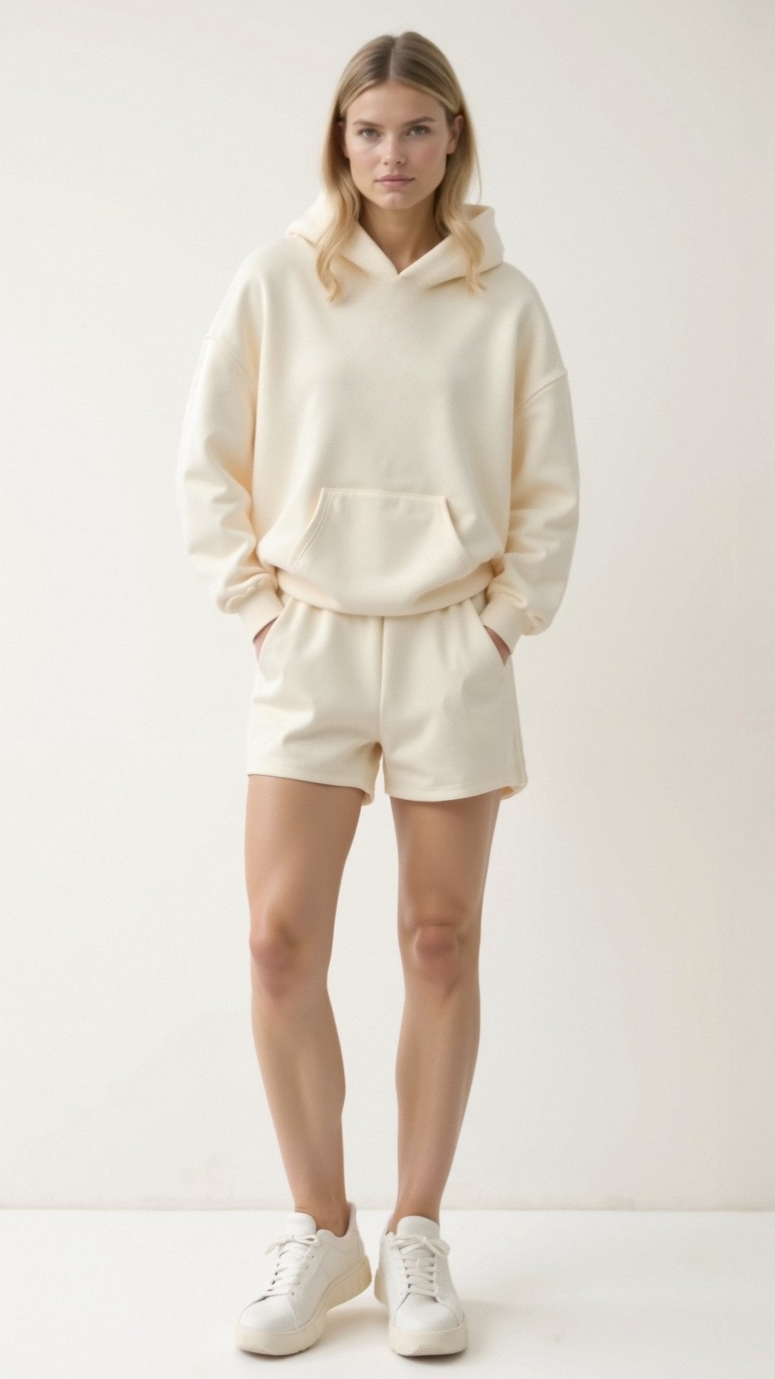 Élanor Geborduurde Hoodie met Tropisch Rugmotief – Unisex Kapuzenpullover