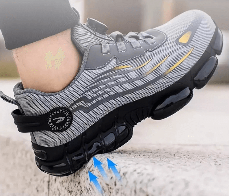 Aurevo Orthopedische Heren Veiligheidsschoenen met Kevlar Zool en Antislipprofiel