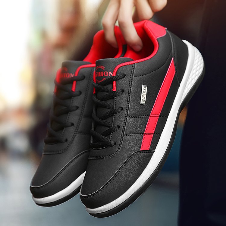 Monde Orthopedische Leren Sneakers voor Heren met Antislip Zool