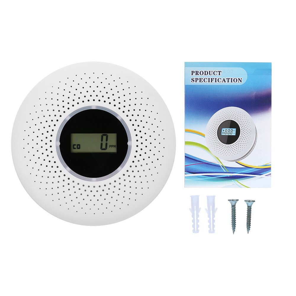 Monde 2-in-1 Rook- en Koolmonoxidemelder met Alarm en LED-indicatie – Batterijgevoed
