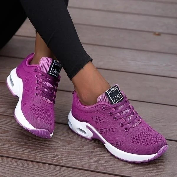 Monde Dames Orthopedische Sneakers met Drieboogsteun en Ademend Mesh