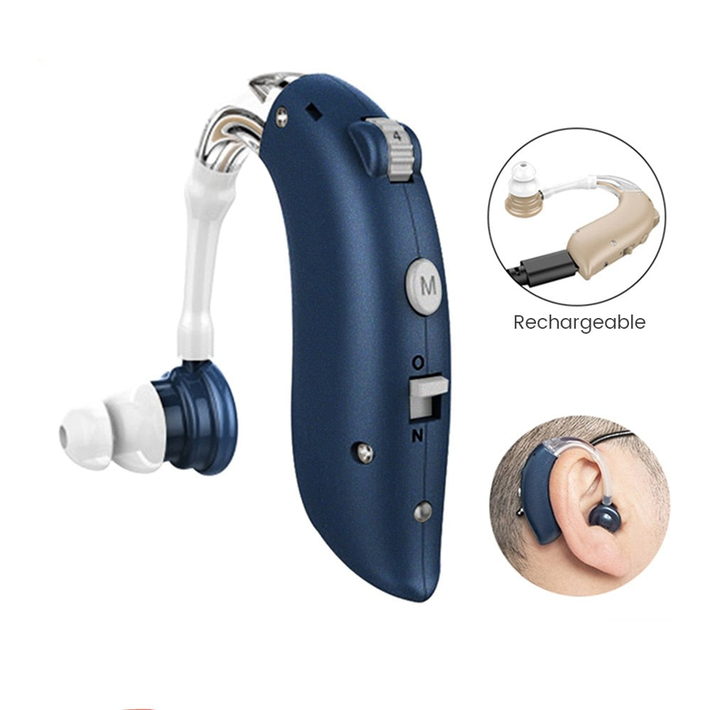 Borlalo - Oplaadbaar Bluetooth Gehoorapparaat met Ruisonderdrukking