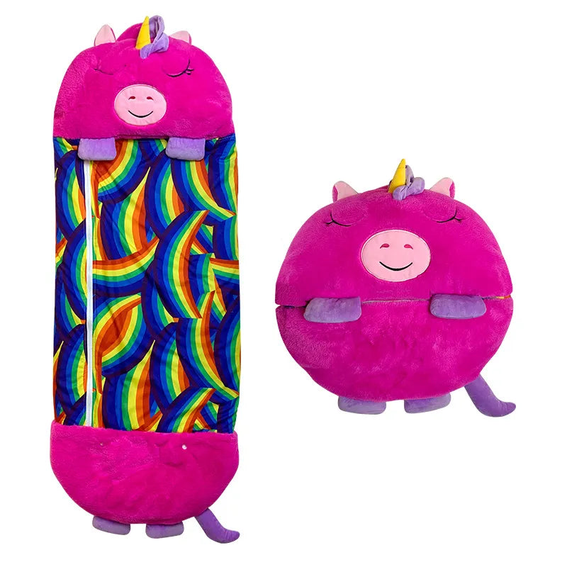 Élanor Kinder slaapzak met knuffeldier – 2-in-1 ontwerp voor geborgen nachten