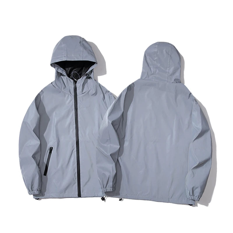 Évoque Reflecterende Windbreaker Herenjas met Capuchon – Waterafstotend en Lichtgewicht