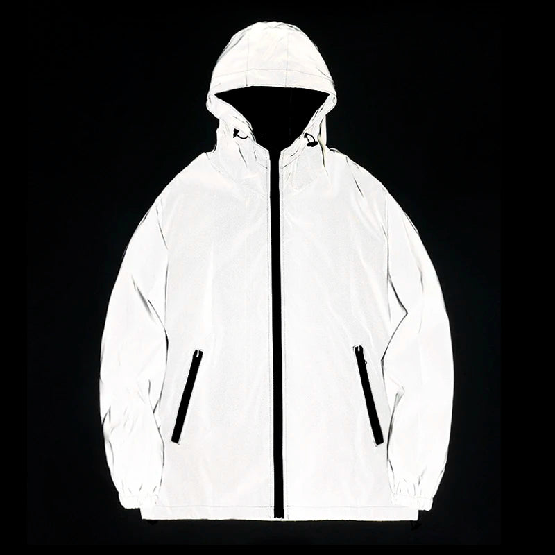 Évoque Reflecterende Windbreaker Herenjas met Capuchon – Waterafstotend en Lichtgewicht
