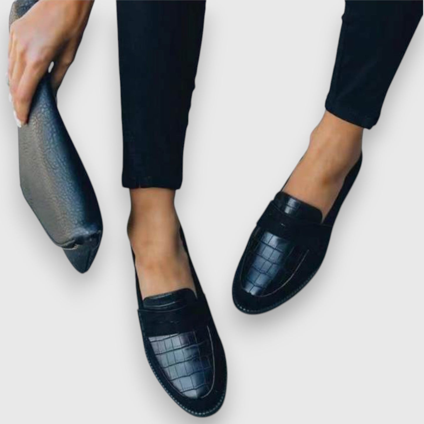 Évoque – Leren Loafers voor Dames met Elegante Afwerking