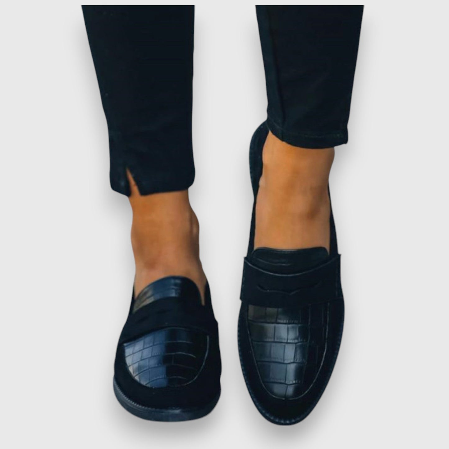 Évoque – Leren Loafers voor Dames met Elegante Afwerking