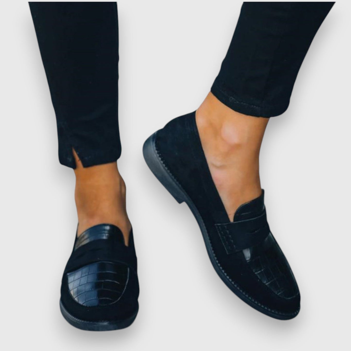 Évoque – Leren Loafers voor Dames met Elegante Afwerking