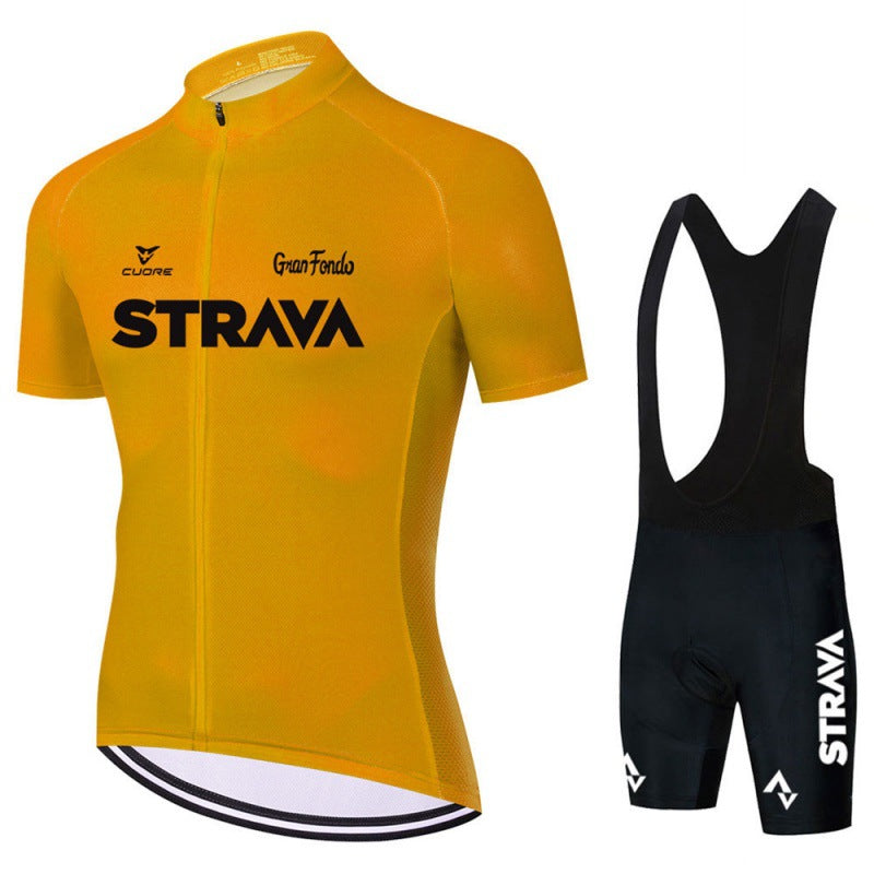 Élanor Heren fietskleding set met wielershirt en bibshorts