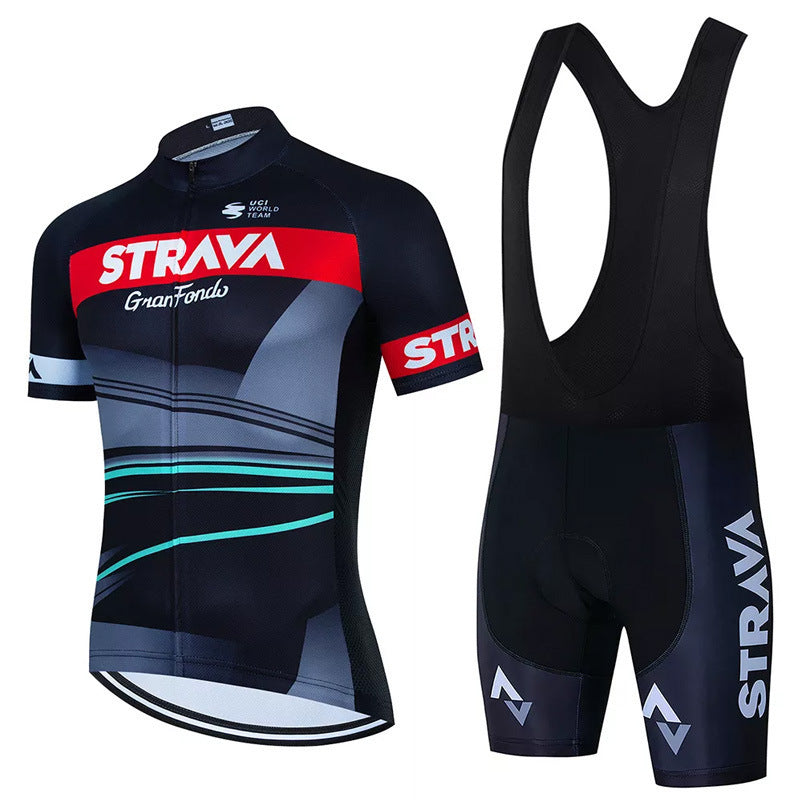 Élanor Heren fietskleding set met wielershirt en bibshorts