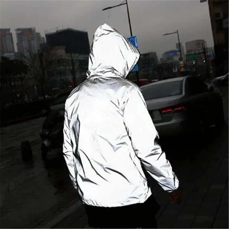 Élanor Heren Windbreaker Jas met Capuchon – Reflecterend, Waterafstotend, Lente & Herfst