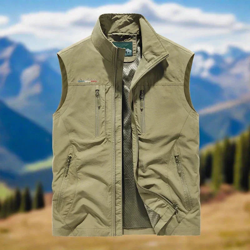 Évoque Heren Outdoor Vest – Multifunctionele Casual Bodywarmer met Zakdetails
