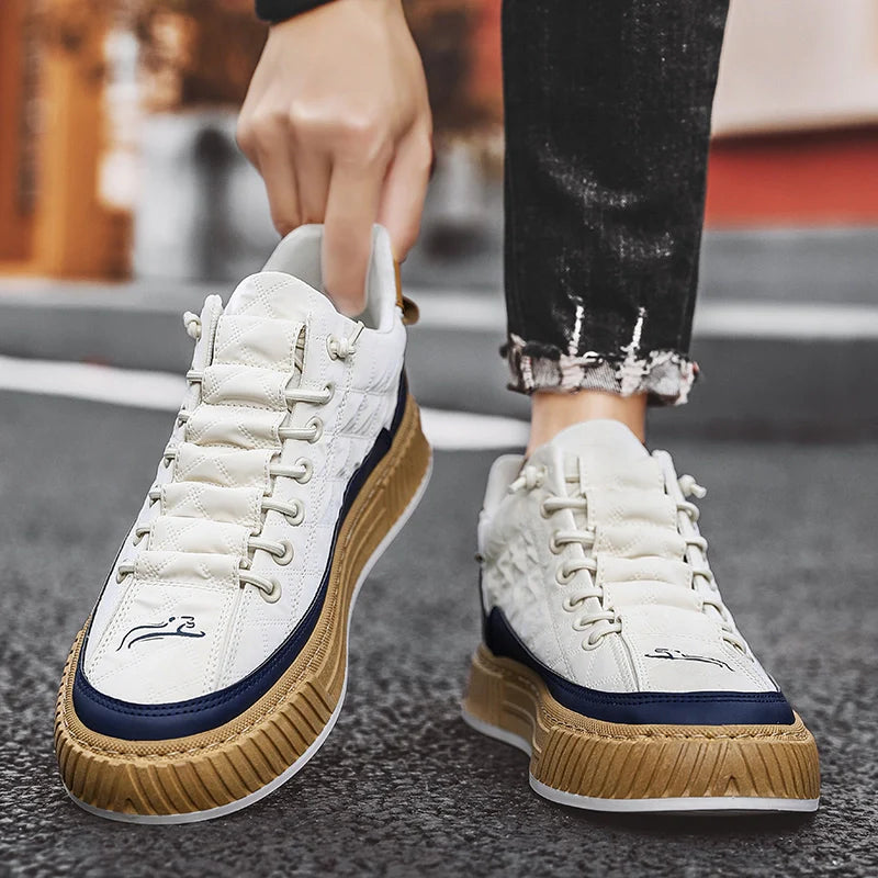 Veloria Adon D90 Lage Sneakers met Antislipzool en Verfijnd Ontwerp