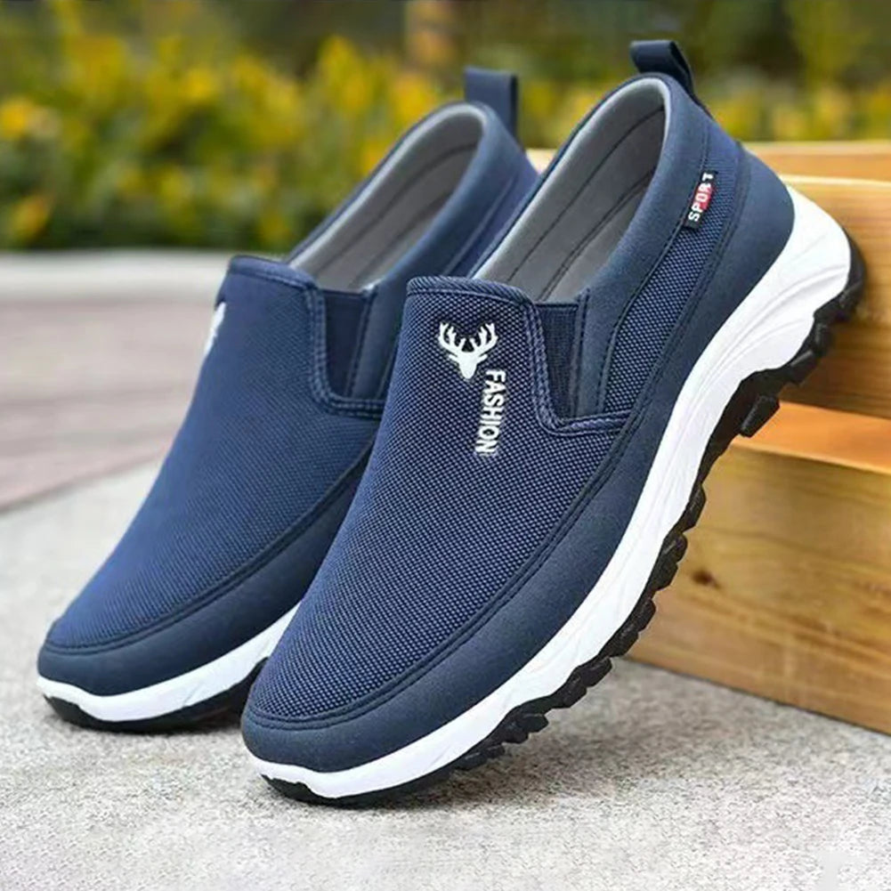 Élanor Heren Instappers – Ademend Mesh Bootsschoenen met Antislip Zool voor Wandelen & Outdoor