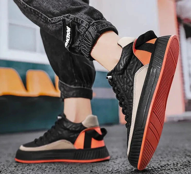 Veloria Handgemaakte Leren Wandelschoenen met Antislipzool – Casual en Duurzaam Ontwerp