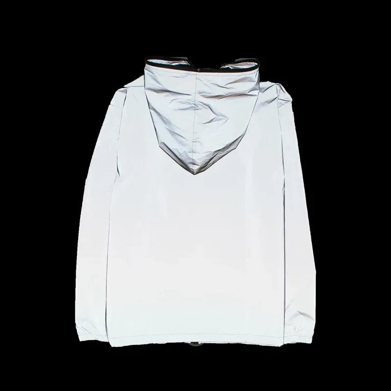 Élanor Heren Windbreaker Jas met Capuchon – Reflecterend, Waterafstotend, Lente & Herfst