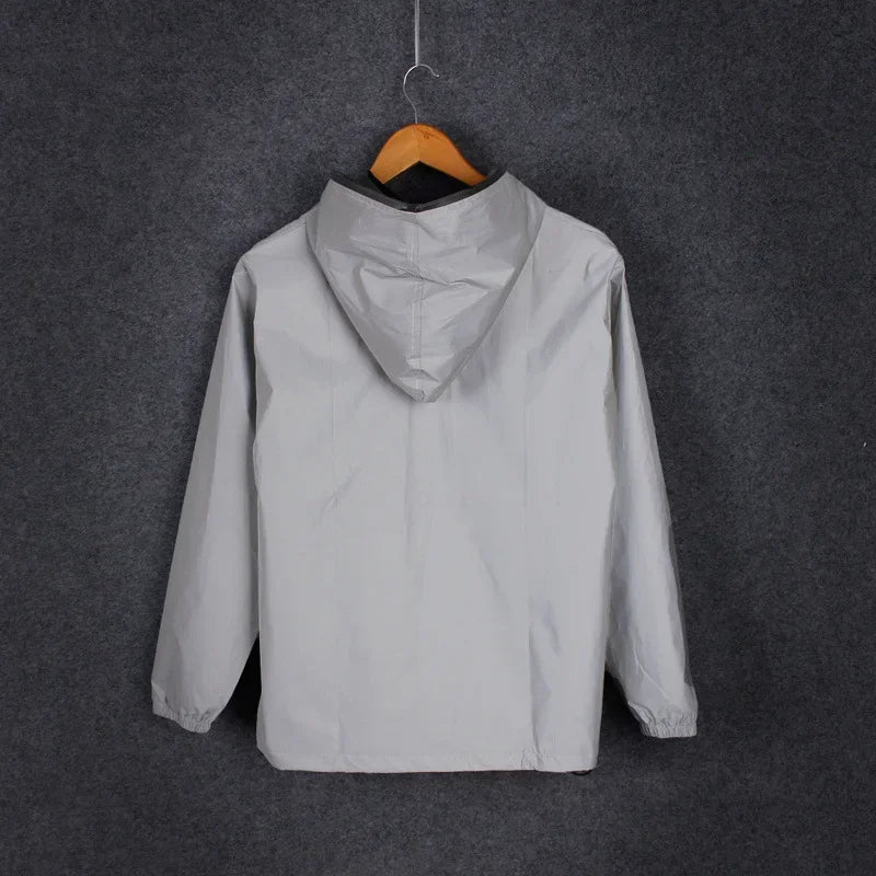 Élanor Heren Windbreaker Jas met Capuchon – Reflecterend, Waterafstotend, Lente & Herfst