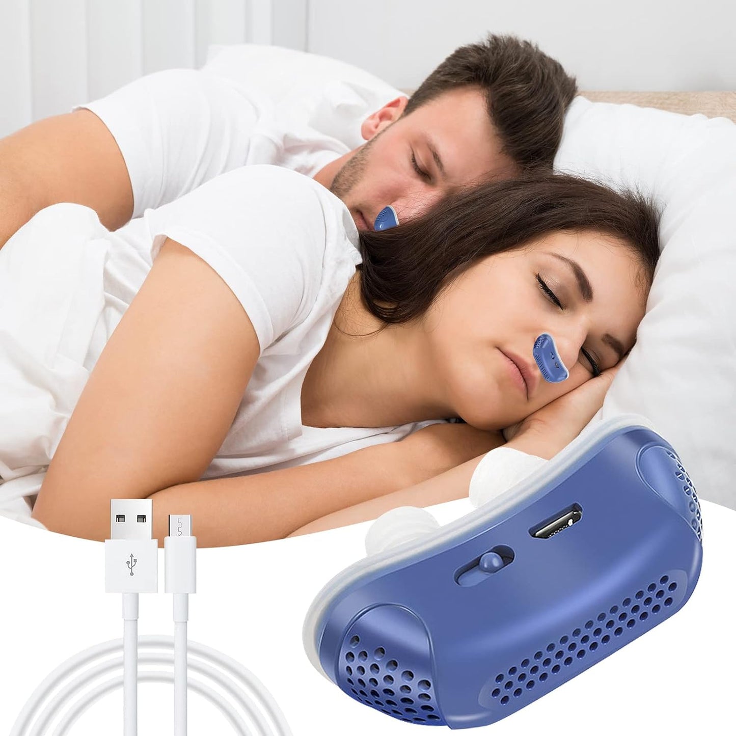 Lekro - Micro CPAP neusapparaat tegen snurken en slaapapneukk
