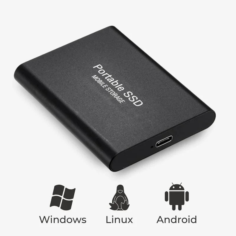 Monde Externe SSD 1TB/2TB/4TB/8TB/16TB – USB 3.2 Gen 2 – Aluminium – Supersnelle Gegevensoverdracht