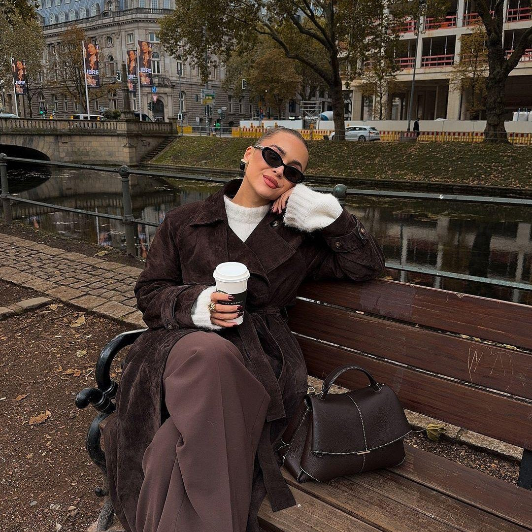 Élanor Vegan Leren Handtas met Schouderband – Elegant en Tijdloos Design