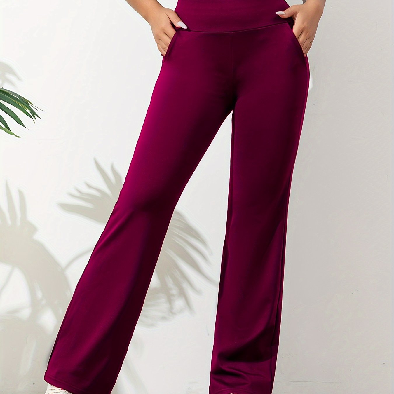 Élanor | Comfortabele dames yogabroek met elastische taille en flared pasvorm