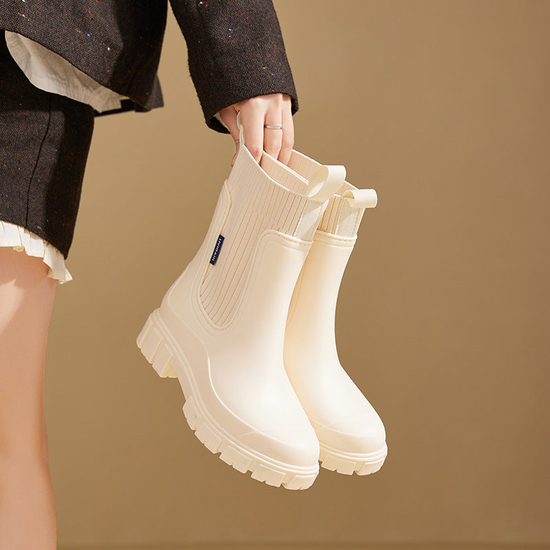 Veloria Regenlaarzen – Waterdichte Gummistiefel met Antislip Zool voor Nat Weer