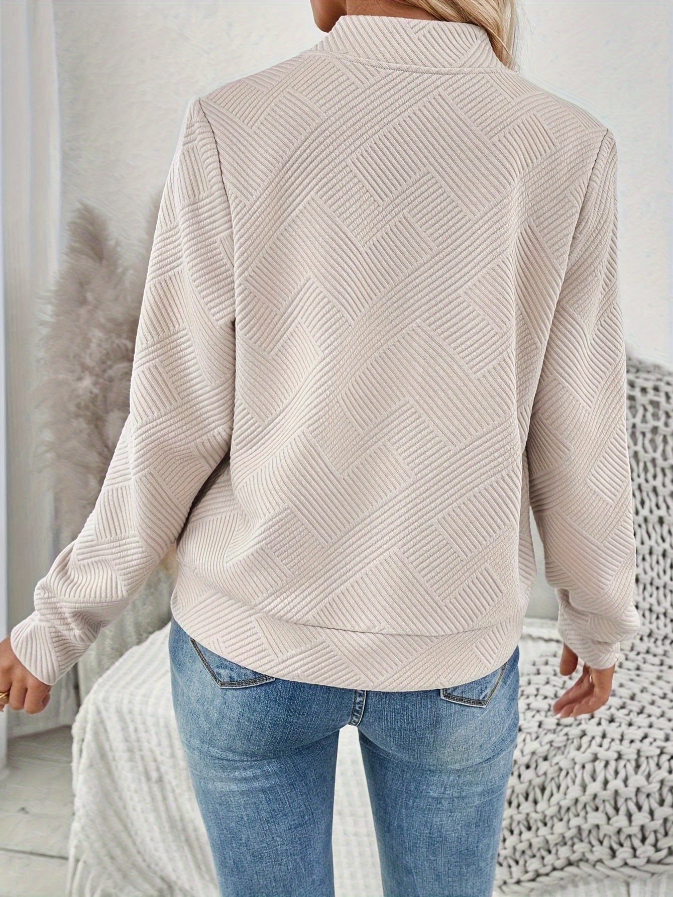 Veloria | Elegant dames bomberjack met rits in katoenmix