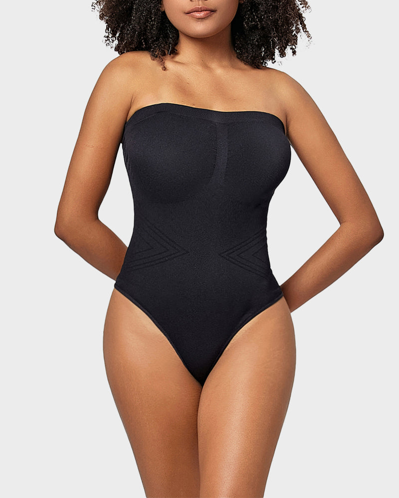Évoque Seamless Straploze Bodysuit met Shaping Effect