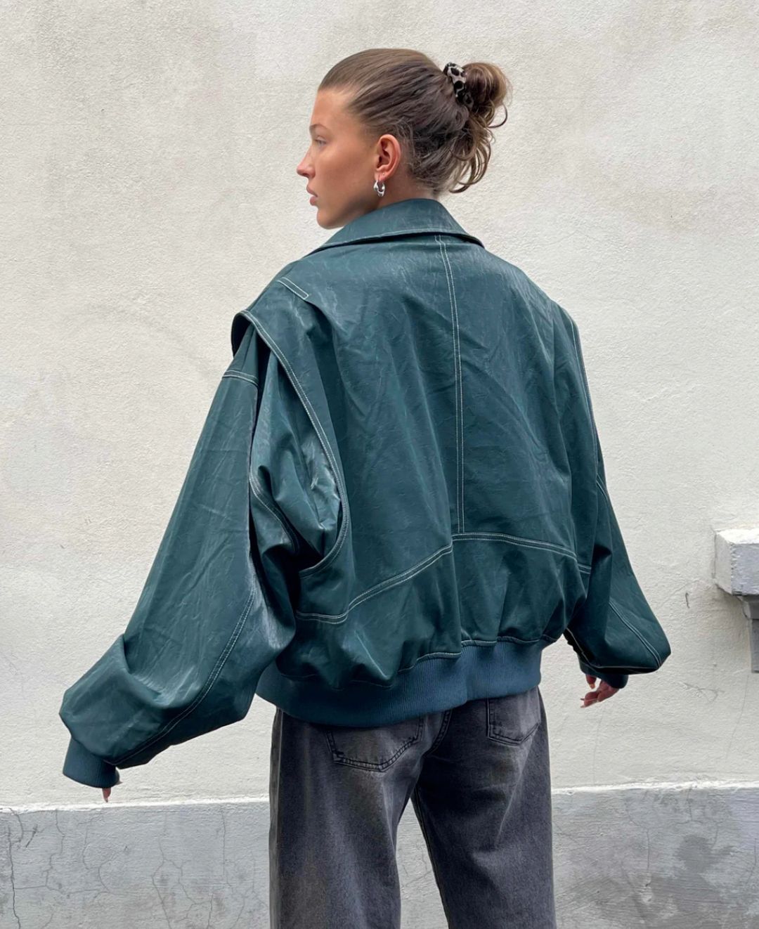 Évoque | Leren bomberjack voor dames en heren – tijdloos oversized model