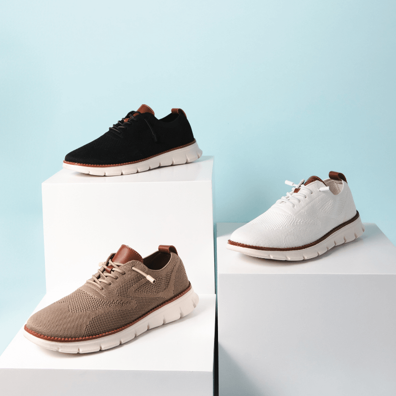 Veloria Heren Sneakers van Ademend Mesh met Flexibele Zool