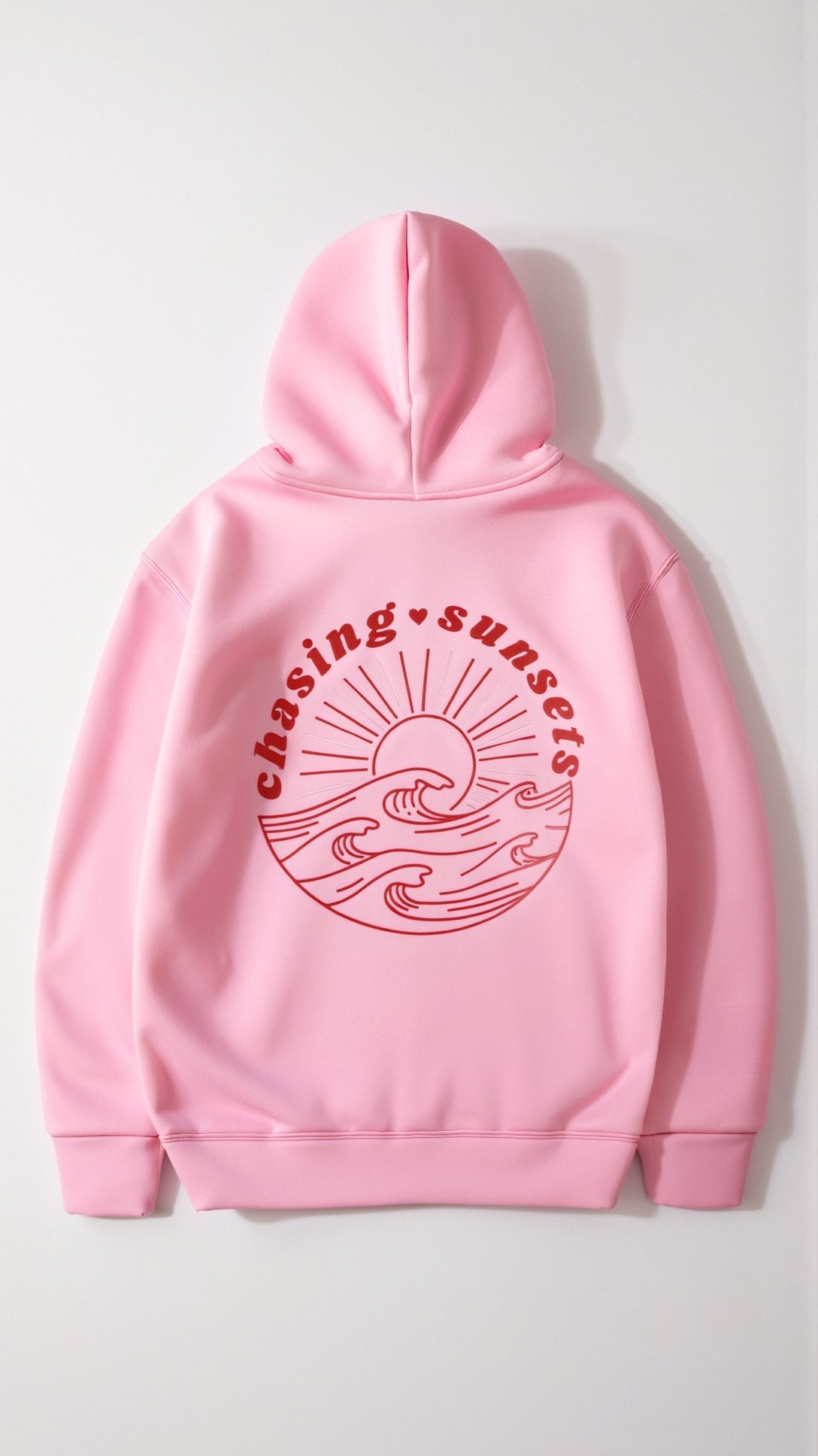 Élanor Geborduurde Hoodie met Tropisch Rugmotief – Unisex Kapuzenpullover