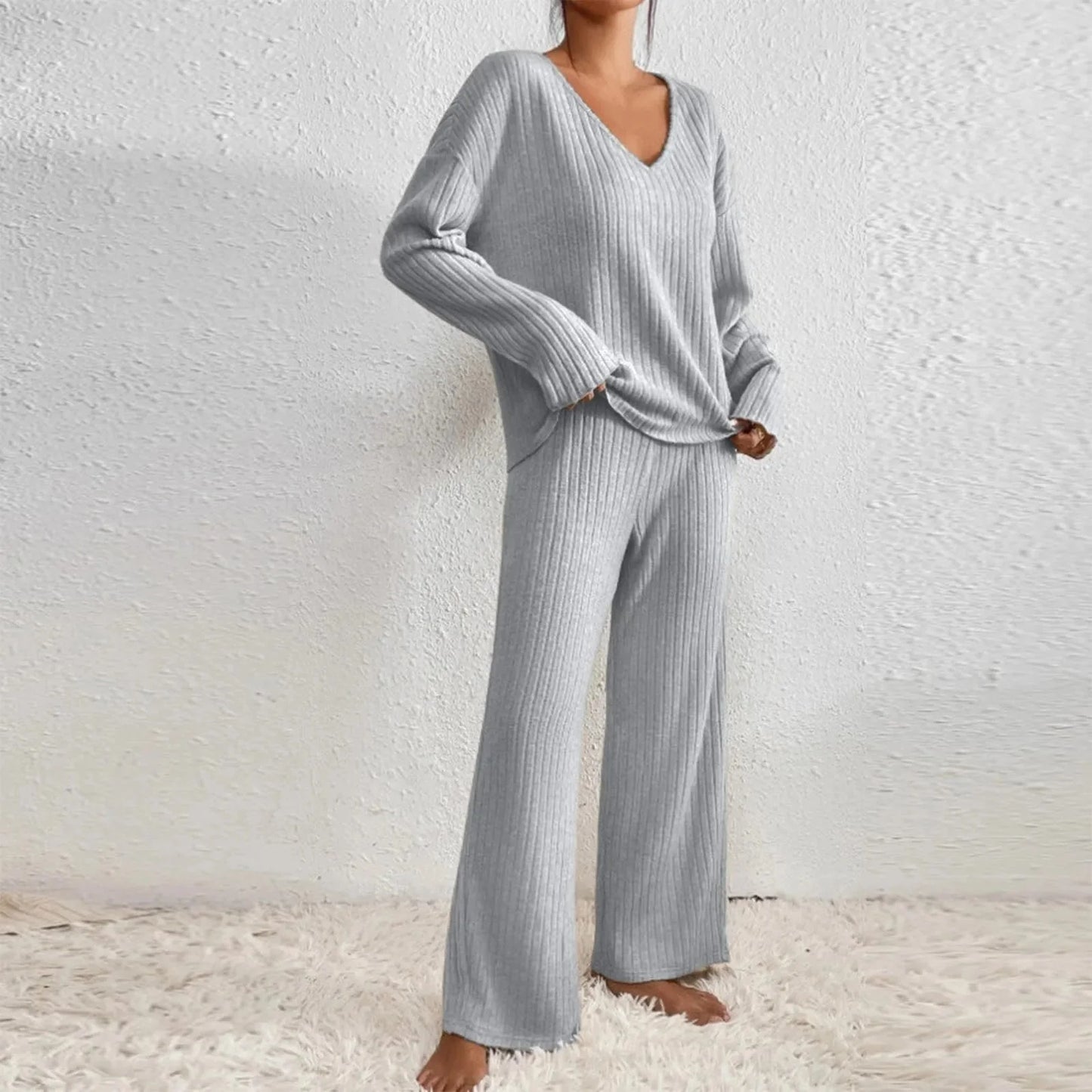 Élanor Tweedelige Lounge-Set Dames – Comfortabele Loungewear met Losse Pasvorm