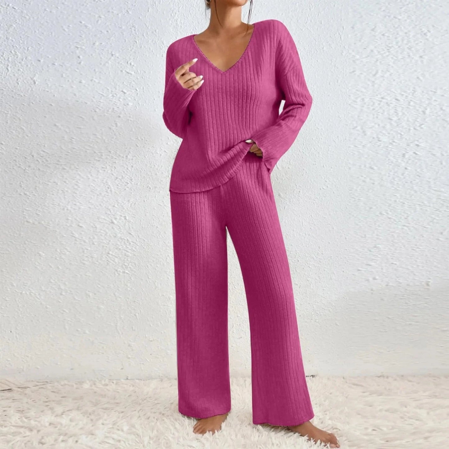 Élanor Tweedelige Lounge-Set Dames – Comfortabele Loungewear met Losse Pasvorm