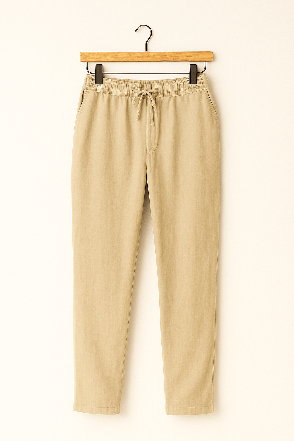 Évoque Tapered Linnenbroek met Kordelzug – Luchtige Zomerhose voor Heren