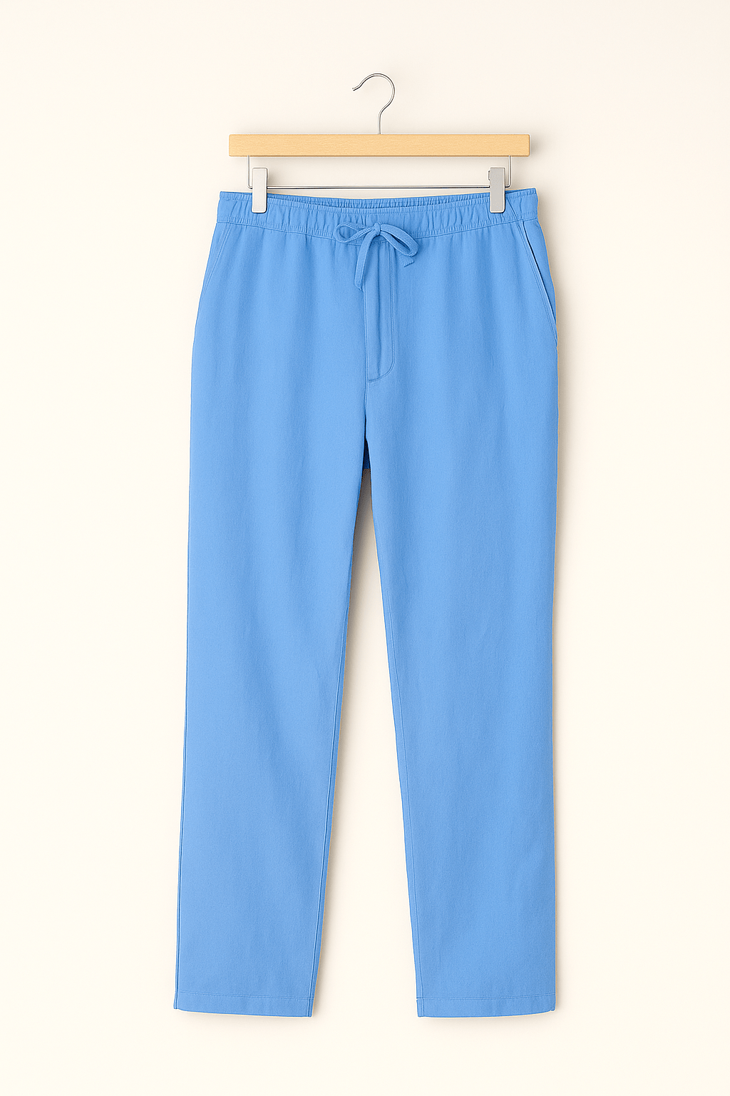 Évoque Tapered Linnenbroek met Kordelzug – Luchtige Zomerhose voor Heren