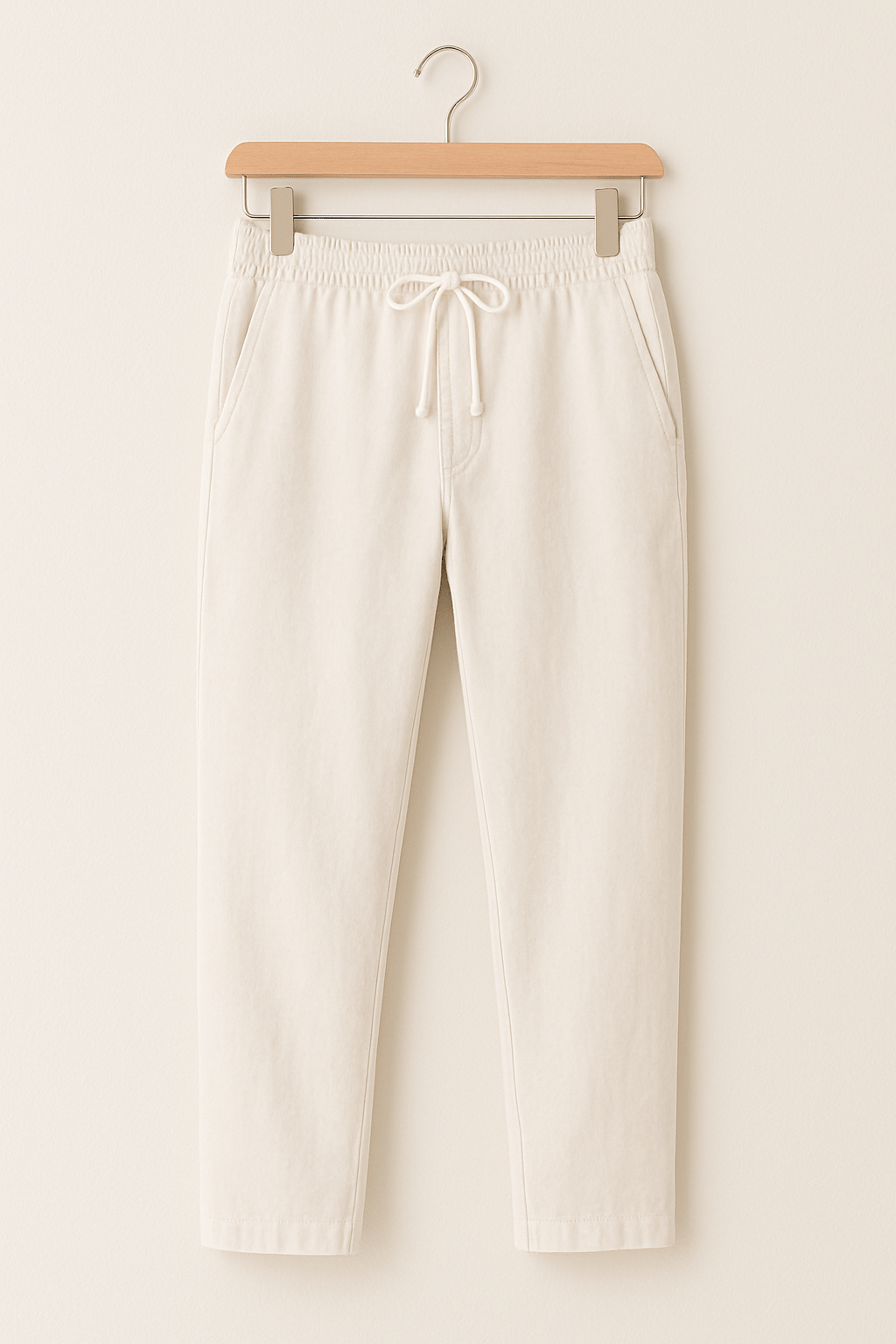 Évoque Tapered Linnenbroek met Kordelzug – Luchtige Zomerhose voor Heren