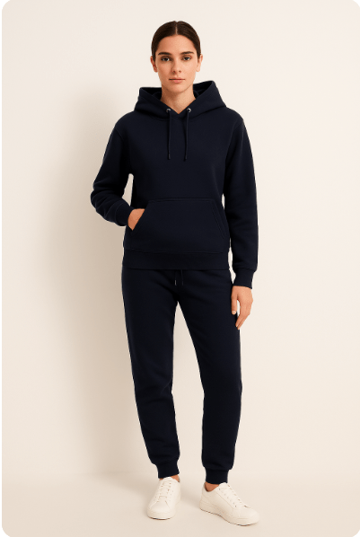 Élanor Unisex Hoodie en Joggingbroek Set – Comfortabele Loungewear voor Elke Dag