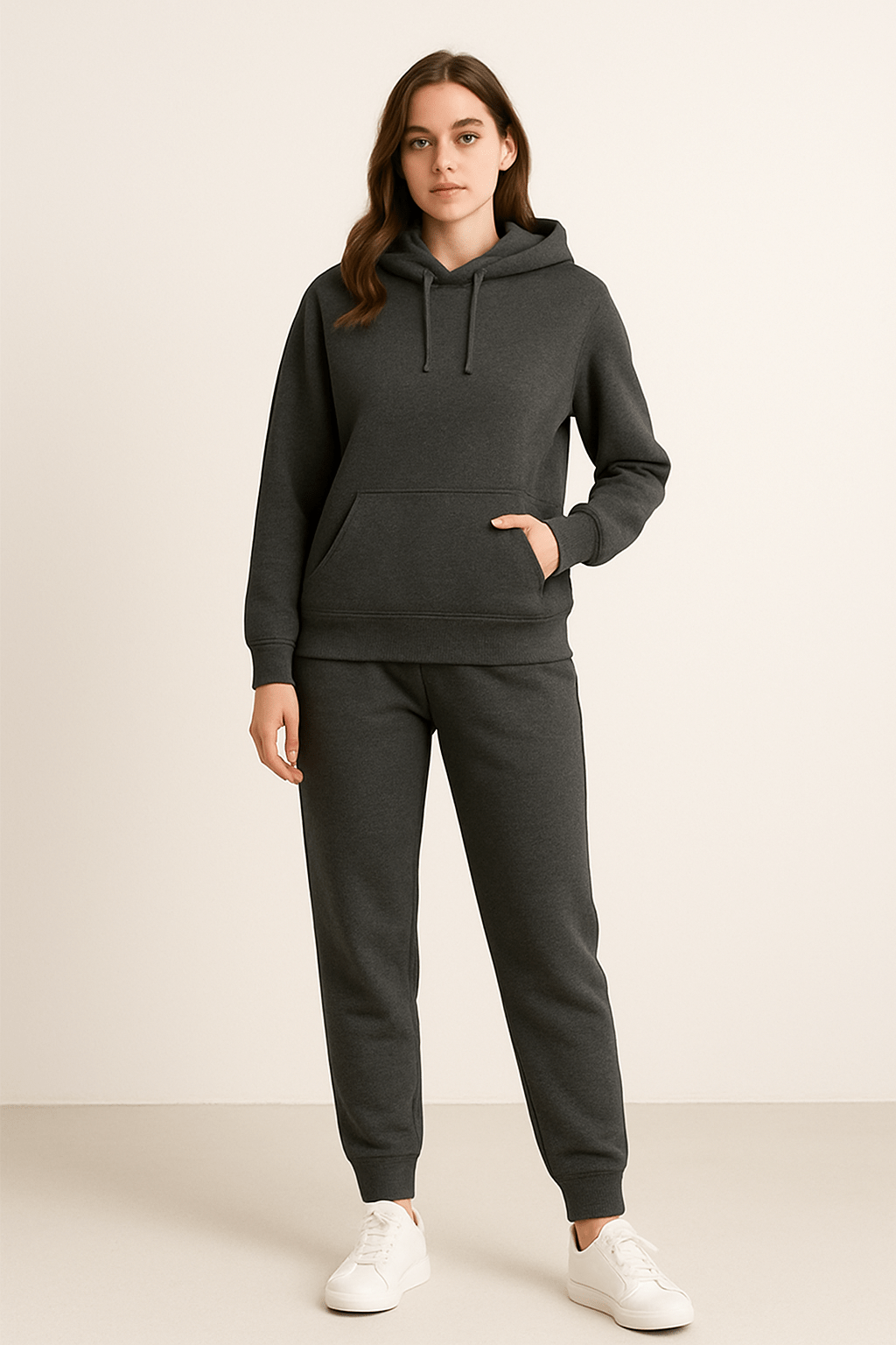 Élanor Unisex Hoodie en Joggingbroek Set – Comfortabele Loungewear voor Elke Dag