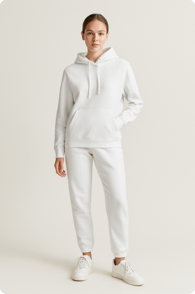 Élanor Unisex Hoodie en Joggingbroek Set – Comfortabele Loungewear voor Elke Dag