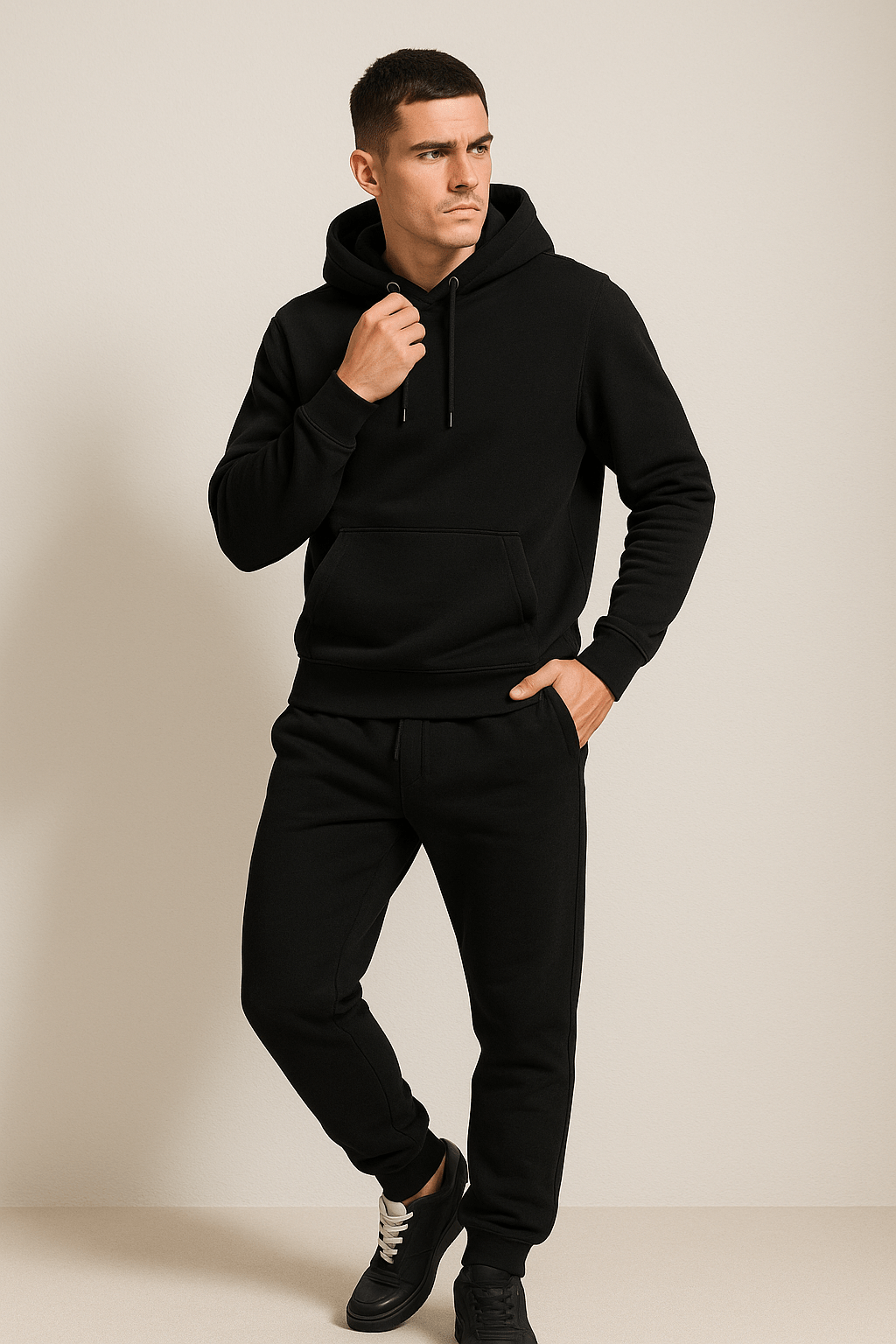 Élanor Unisex Hoodie en Joggingbroek Set – Comfortabele Loungewear voor Elke Dag