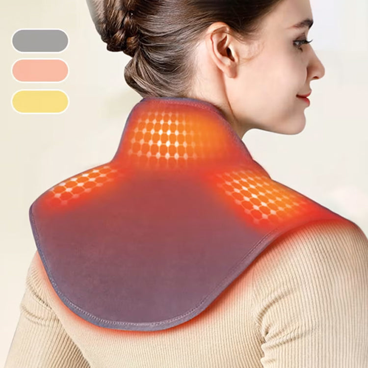 Élanor Nek- en Schouder Verwarmingskussen met Warmtefunctie en Vibratie – USB Oplaadbaar